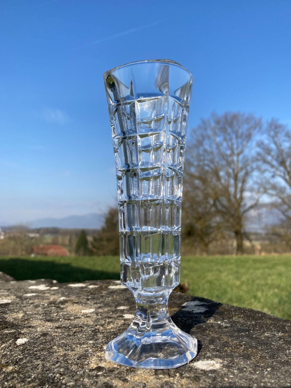 Vasi & Recipienti: BLUMENVASE GLAS VASE  ROSENVASE   60TIES VINTAGE – Usato da Subingen venduto da ArtBead 1
