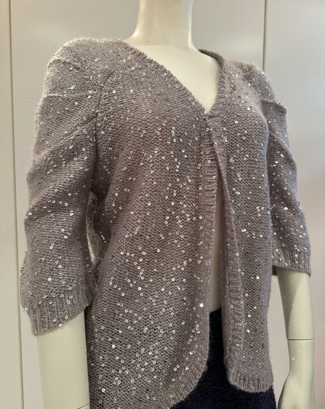 Giacche: Jaquette prune à paillettes – Nuovo (secondo la descrizione) da Genève venduto da fto_sz8d 1