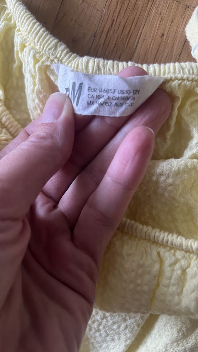 Vestiti & Gonne: H&M Kleid gelb Gr. 146/152 – Usato da Tagelswangen venduto da Bomu 1