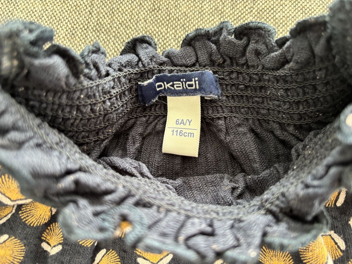 Camicette, T-shirt & Top: Okaiidi Mädchen Langarmshirt, Gr. 116 – Usato da Jegenstorf venduto da Annina0506 1