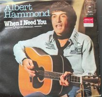Vinyl Single Albert Hammond - When I Need You