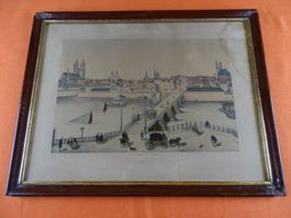 MAGDEBURG, LITHOGRAPHIE UM 1850