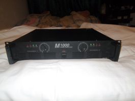 POWER AMPLIFIER M1000 CHANNEL 1 CHANNEL 2 /500W 1000W STEREO