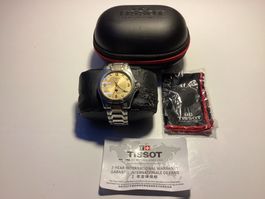 Herren Armbanduhr "TISSOT 1853 PR 100 AUTOQUARTZ“ Etui/Pap.