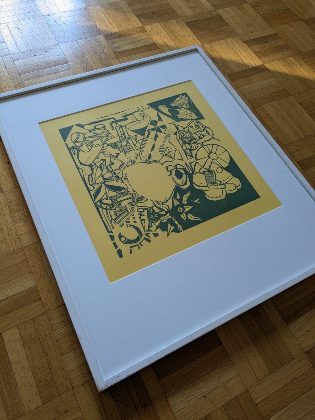 Xilografie: Druck von Rolf Winnewisser handsigniert – Usato da Zürich venduto da mikki.zh