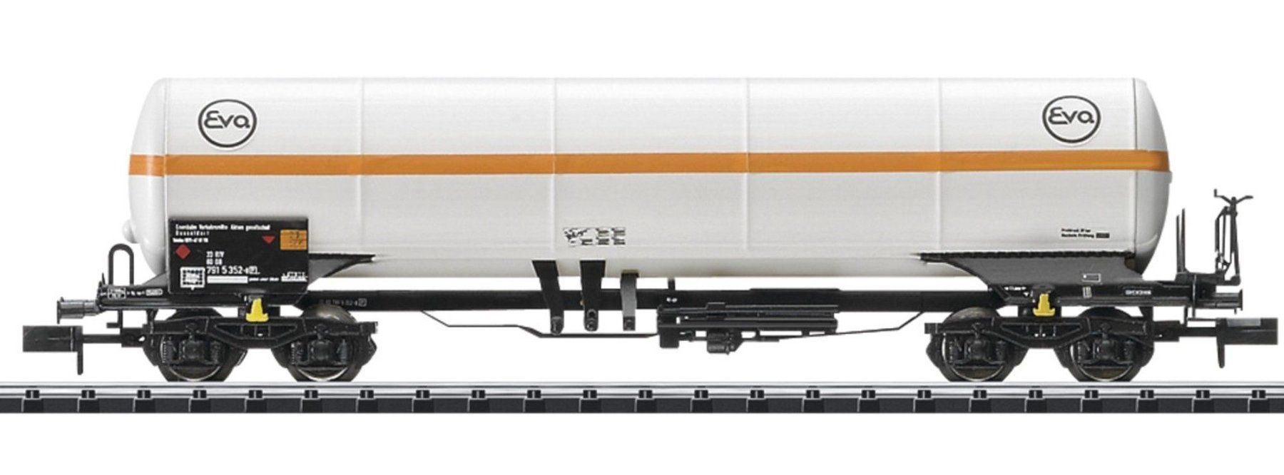 Trix Modellini di ferrovie: Minitrix 15300 Gaskesselwagen Eva – Nuovo e nell'imballaggio originale da Derendingen venduto da Benfis