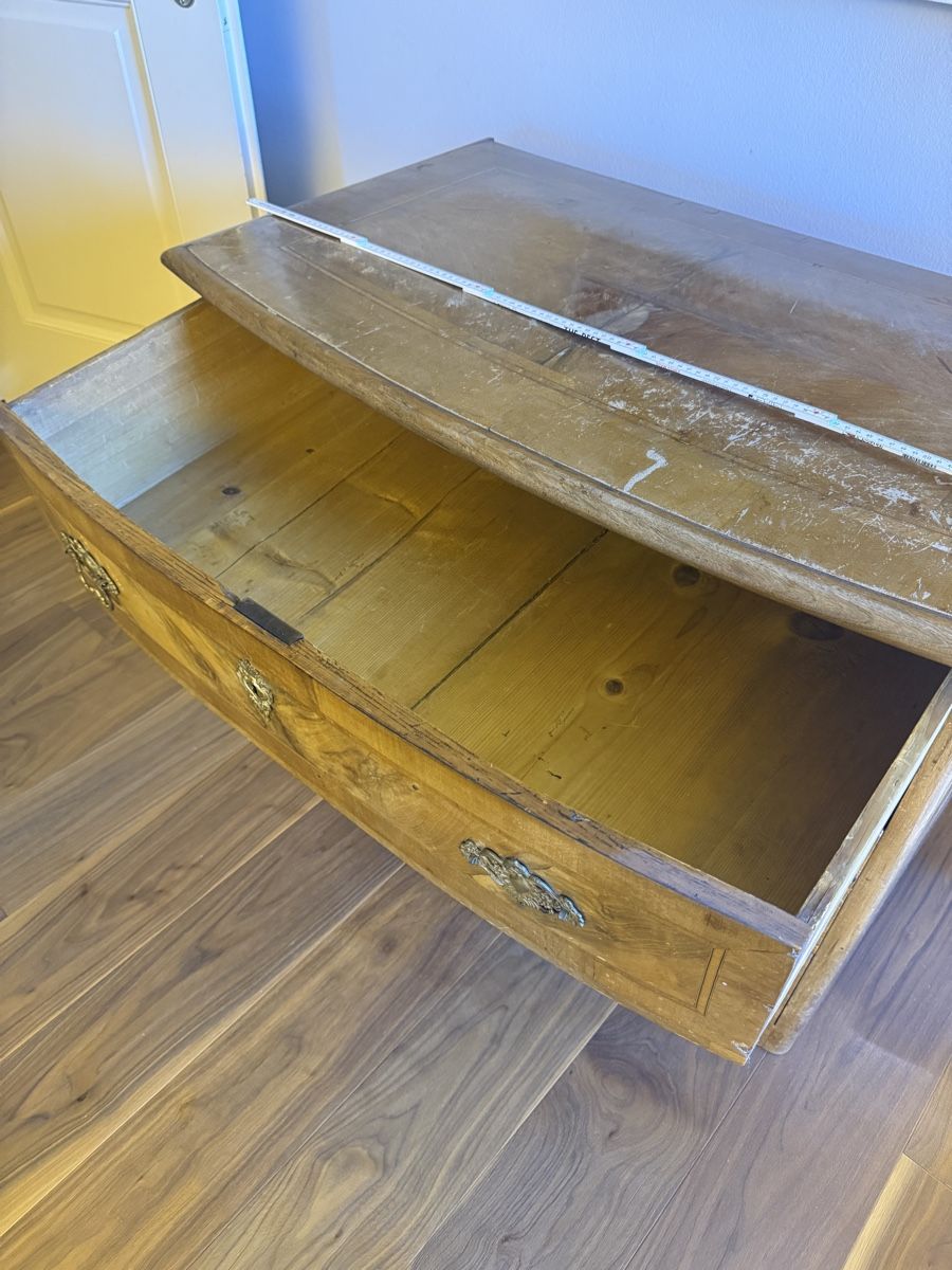 Cassettiere: Kommode Nussbaum 3 Schubladen / Schubladen Möbel Antik – Usato da Winterthur venduto da Pilsnernilpferd 4