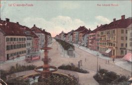 La Chaux-de-Fonds NE // 1917 Tram Rue Léopold Robert
