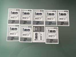 Paninis, 70 stickers, groupes C & D