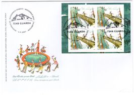 Schellen-Ursli - Markenheftchen 1. Seite auf offizielem FDC