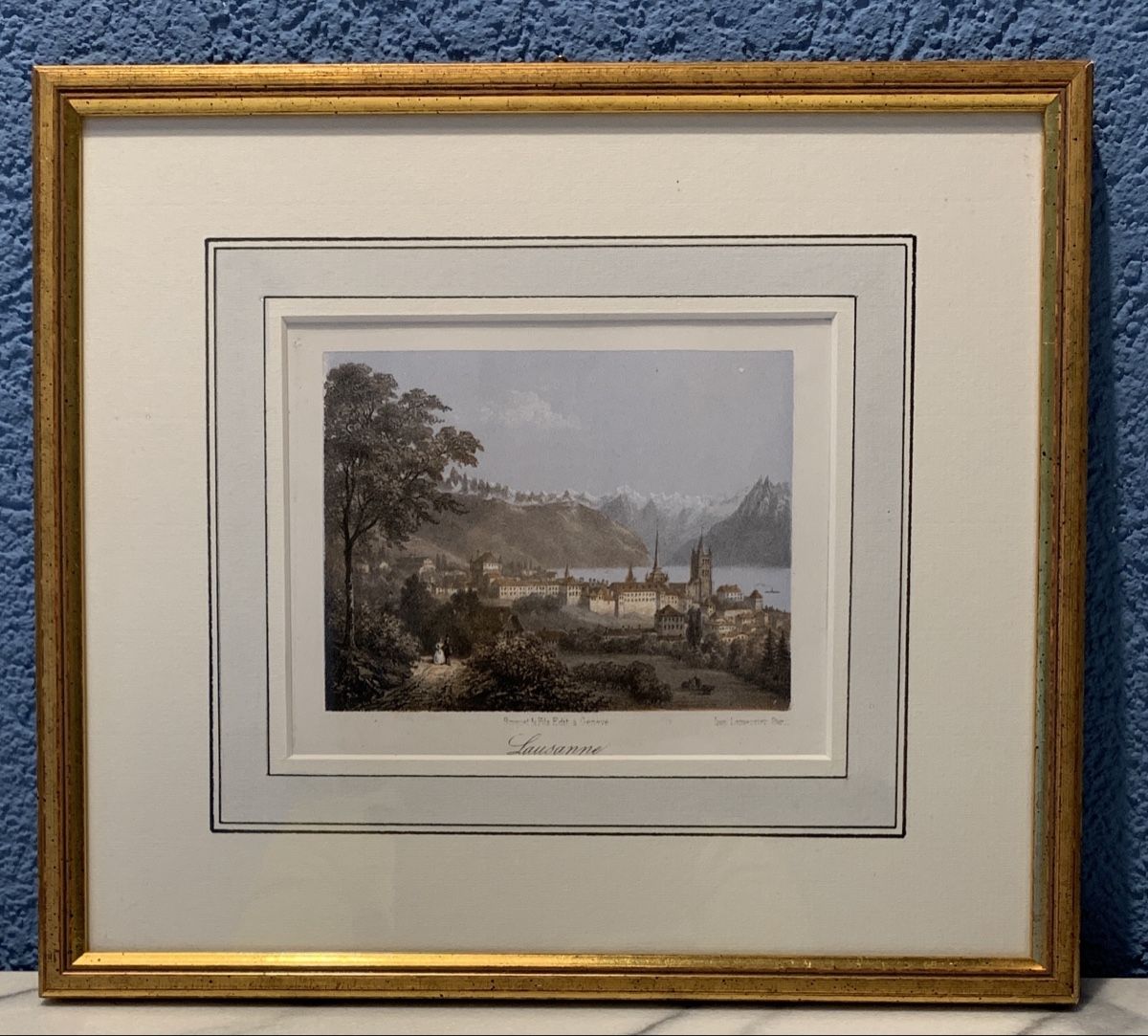Incisioni: Gravure VUE de LAUSANNE – Usato da Veytaux venduto da Latourelle