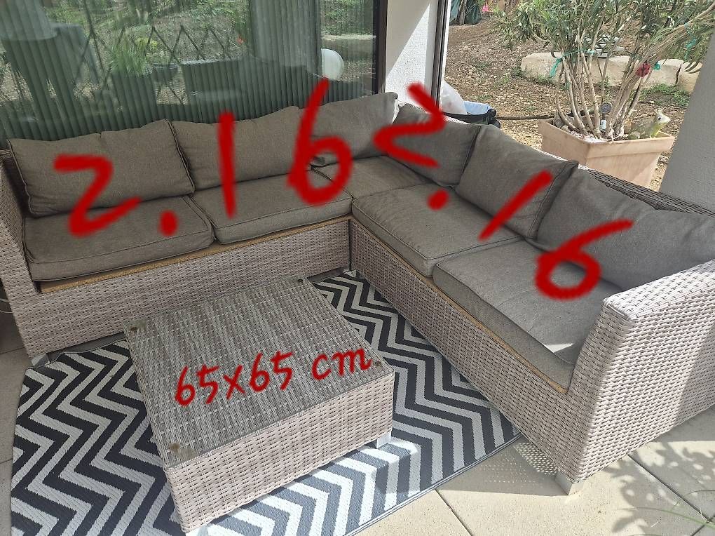 Sofas: Rattan lounge – D'occasion à Rheinfelden par noale
