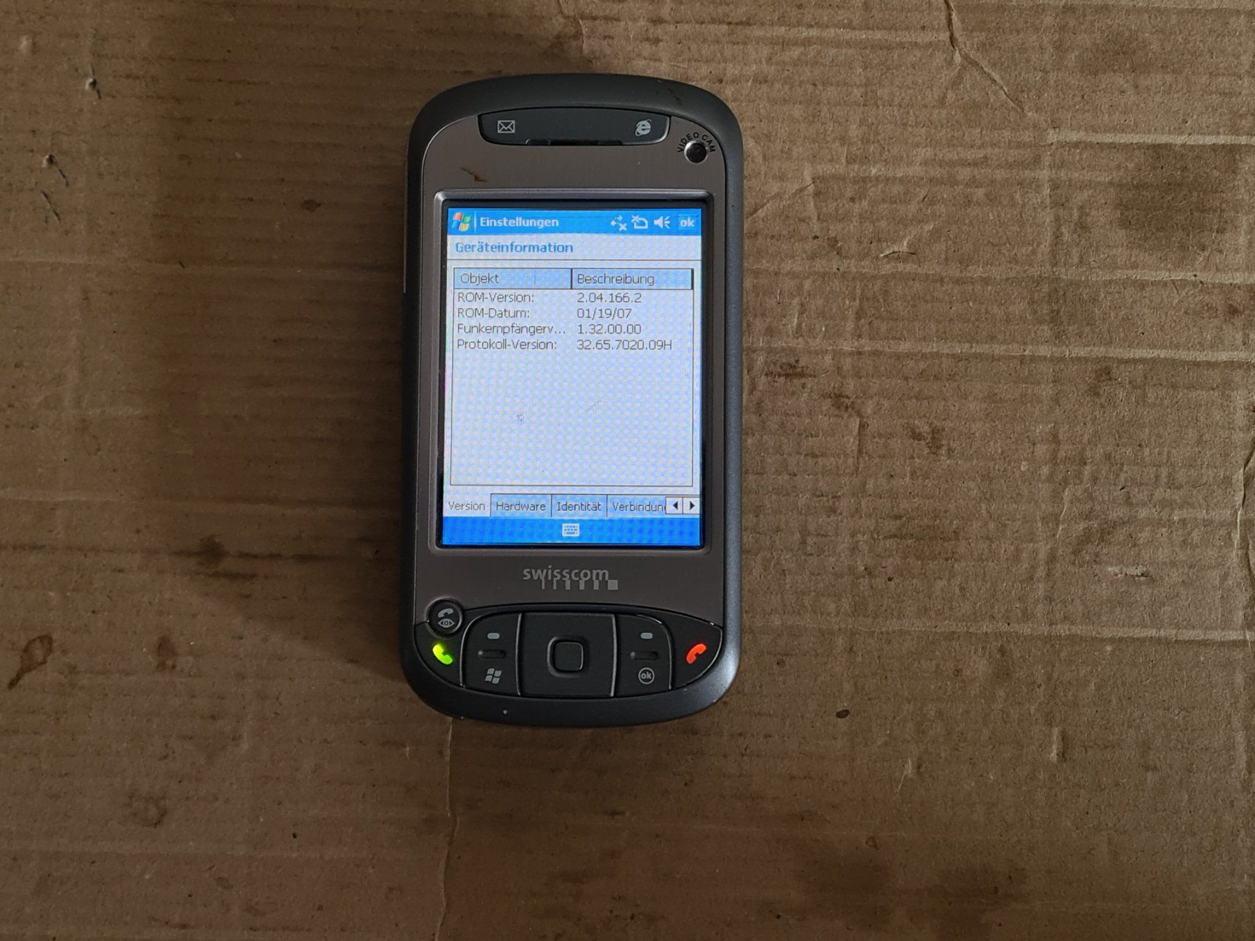 HTC Telefoni cellulari / Smartphones: Windows Pocket PC Smartphone ohne Sperre: HTC Herm 200 – Usato da Winterthur venduto da Opusco 2