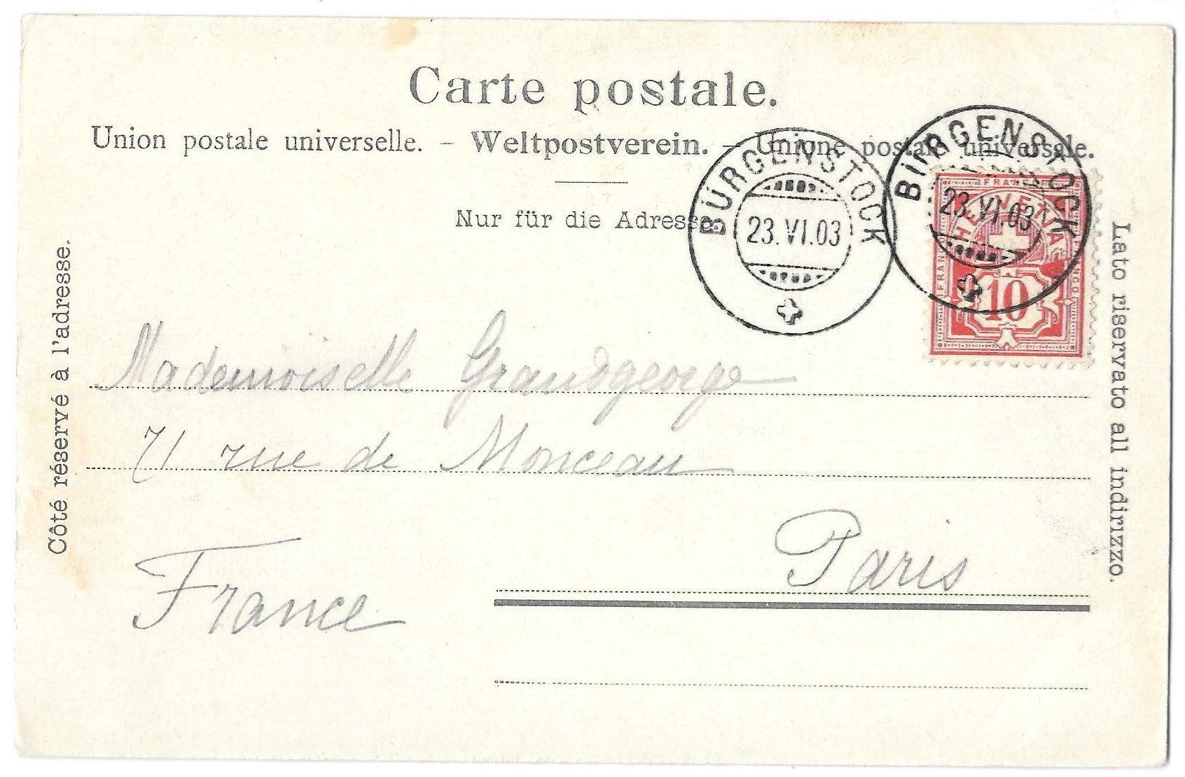 Cartoline postali: Bürgenstockbahn – Usato da Olten venduto da clotaldi 1
