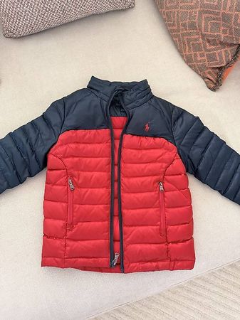 Polo Ralph Lauren Steppjacke Kids, Gr. 4/4T  Navy/Rot