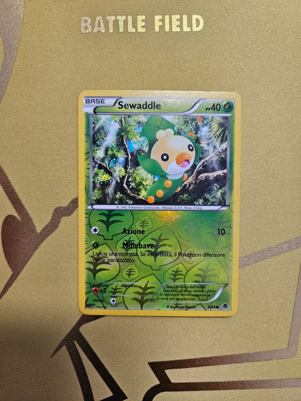 Pokémon Sammelbilder & Trading cards: Emerging Powers - Sewaddle – Gebraucht aus Bellinzona von Pokemarco
