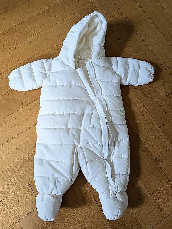 Completi: wattierter Winter Overall mit Füssen, 56cm – Usato da Zürich venduto da Pabloo17