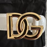 Dolce Gabbana Gürtel Weiss
