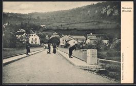 Goumois, Hotel de la Couronne mit Brück