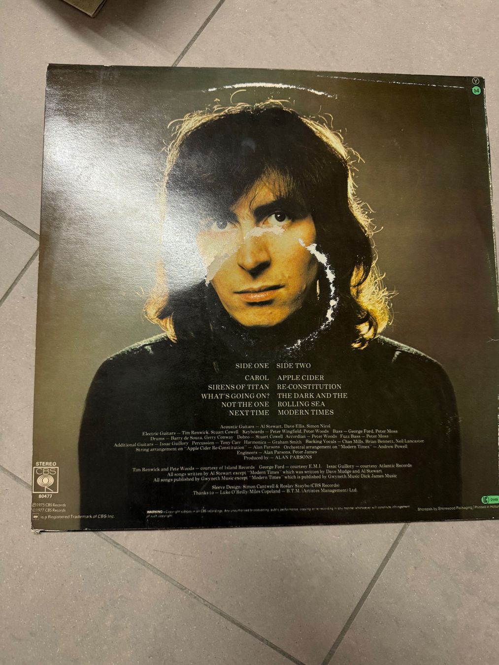 Schallplatten: Schallplatte / Al Steward / Modern Times – Gebraucht aus Freidorf TG von sarotiko 1