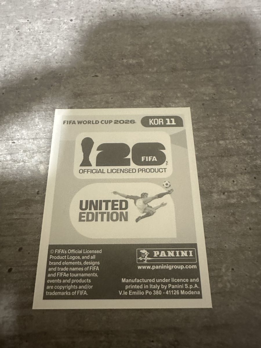 Panini Carte collezionabili: KOR 11 , FIFA WORLD CUP 2026 PANINI – Nuovo (secondo la descrizione) da Frauenfeld venduto da 1PegPeg1 1
