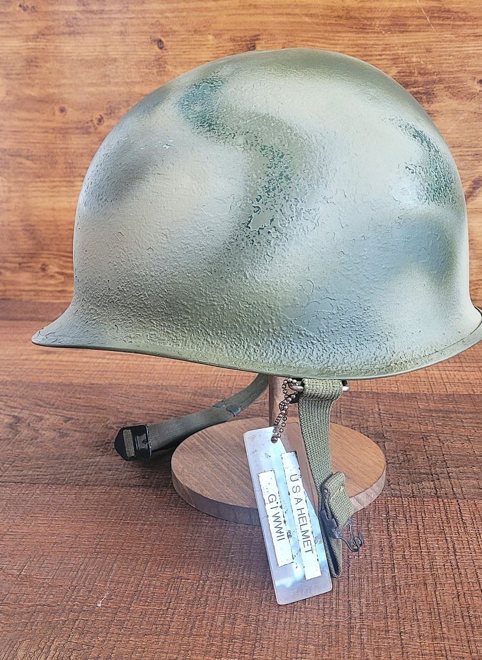 Uniformi & Effetti personali: Original US-Helm Zweiter Weltkrieg – Usato da Bourguillon venduto da Lucas111