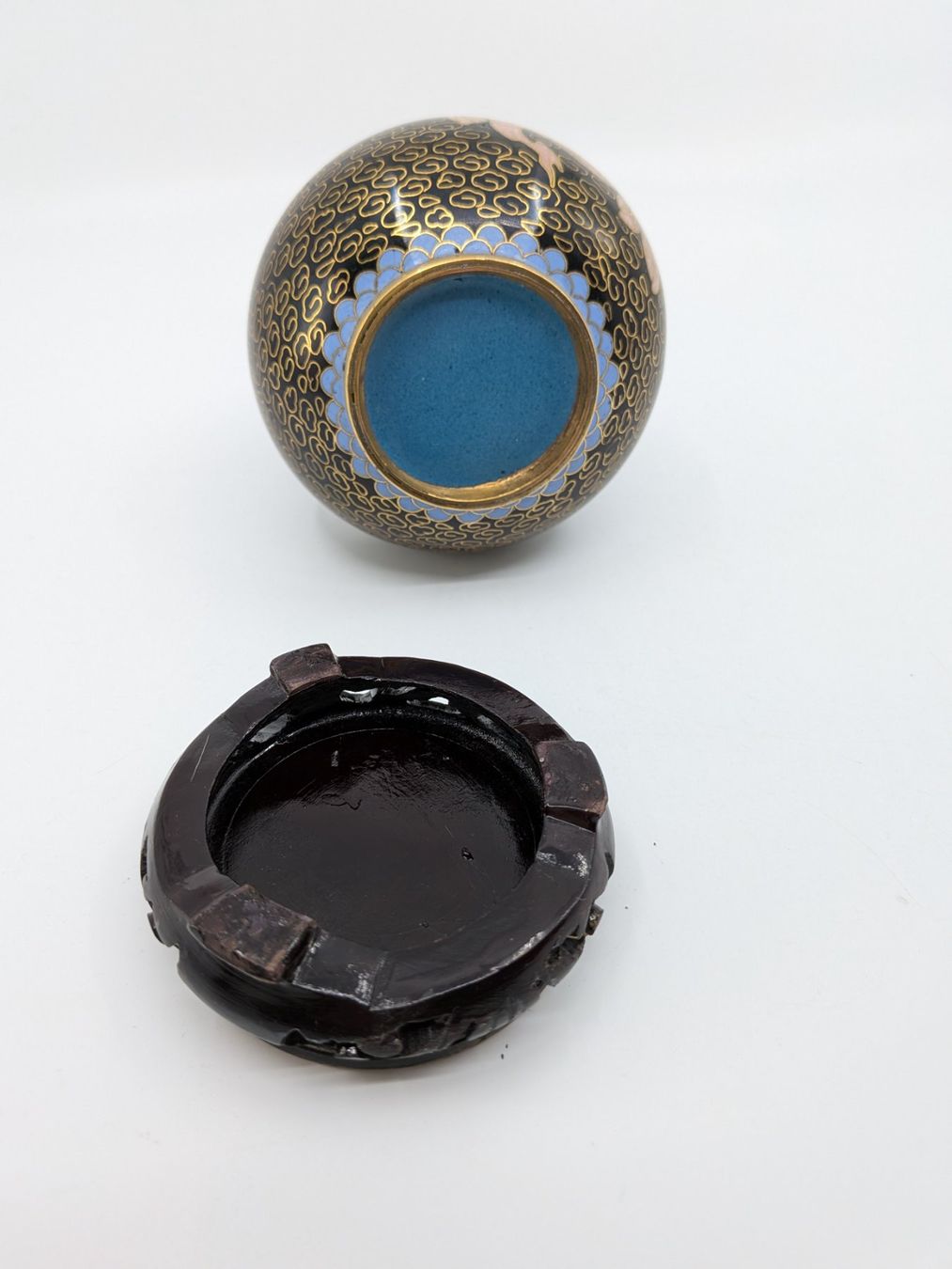 Vasi & Recipienti: Cloisonné Vase auf Sockel – Usato da Emmen venduto da magelan 4