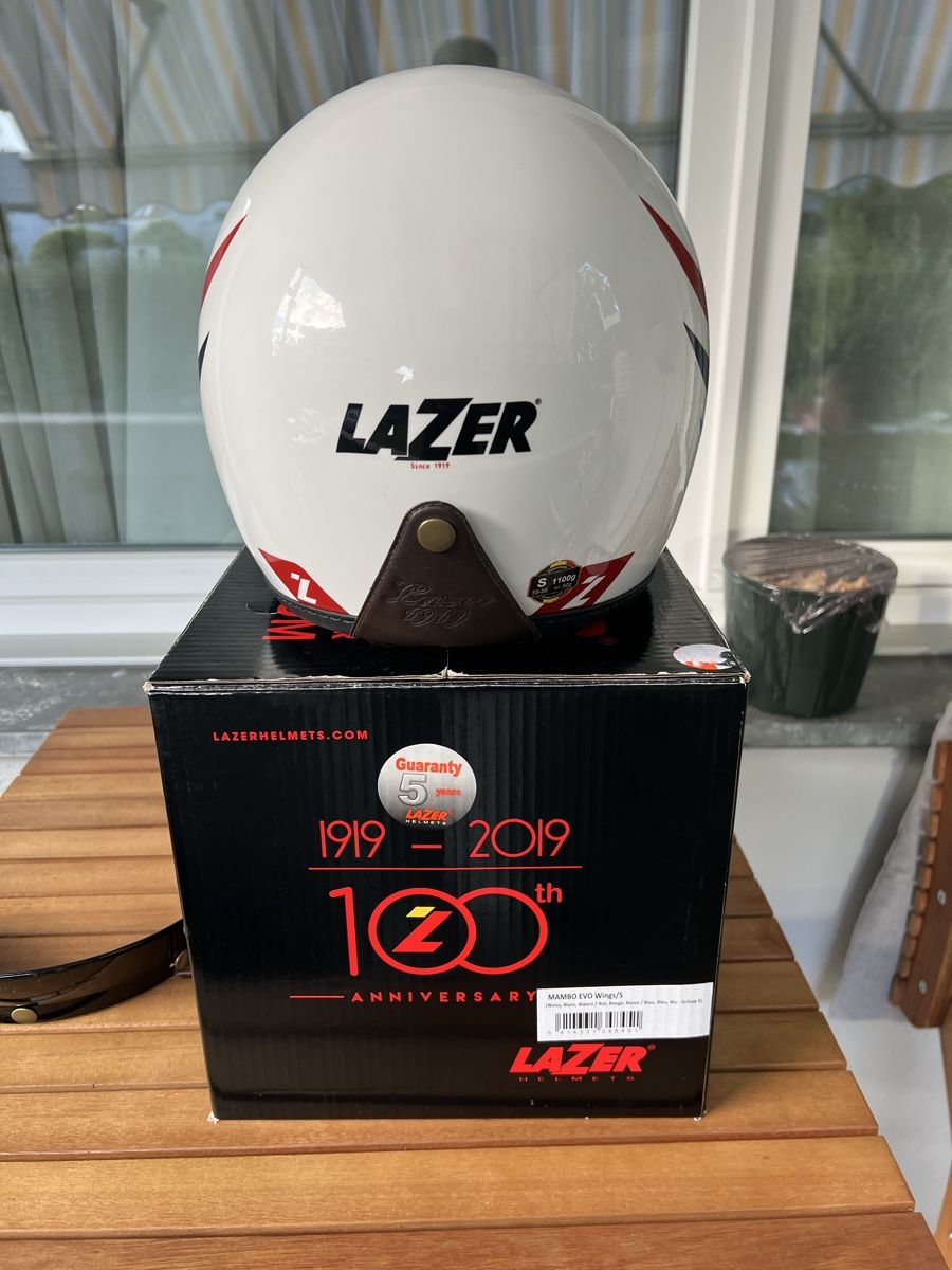 Caschi & visiere: Lazer Casque Jet Mambo EVO Wings S – Nuovo e nell'imballaggio originale da Urtenen-Schönbühl venduto da Big.sanad