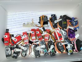 Grosses Servolot, geprüft, Midi/Mini/Microservos