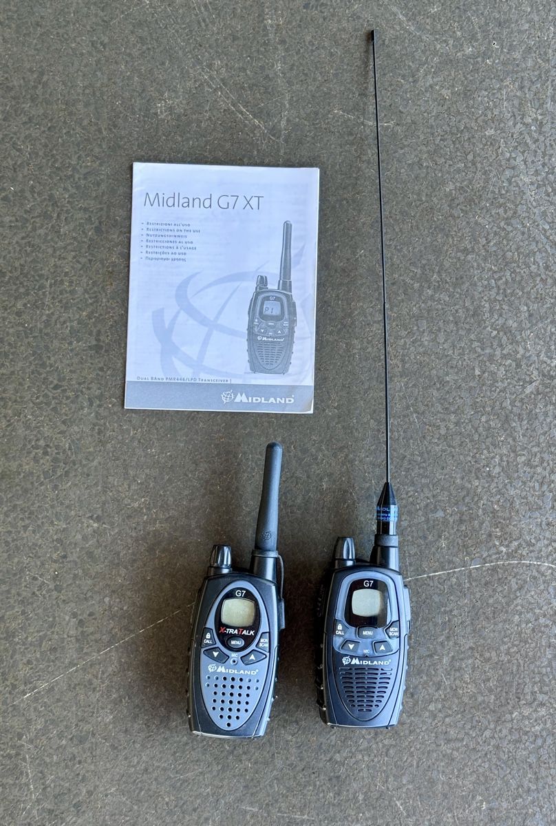 Radiocomunicazione: Funkgeräte Midland G7 PMR – Usato da Bern venduto da keristophu