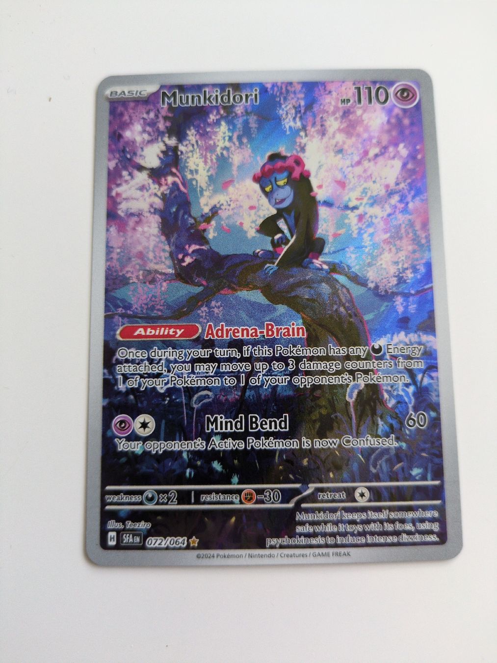 Pokémon Carte collezionabili: Munkidori (Shrouded Fable) – Nuovo (secondo la descrizione) da Hochdorf venduto da NoctisCaelum