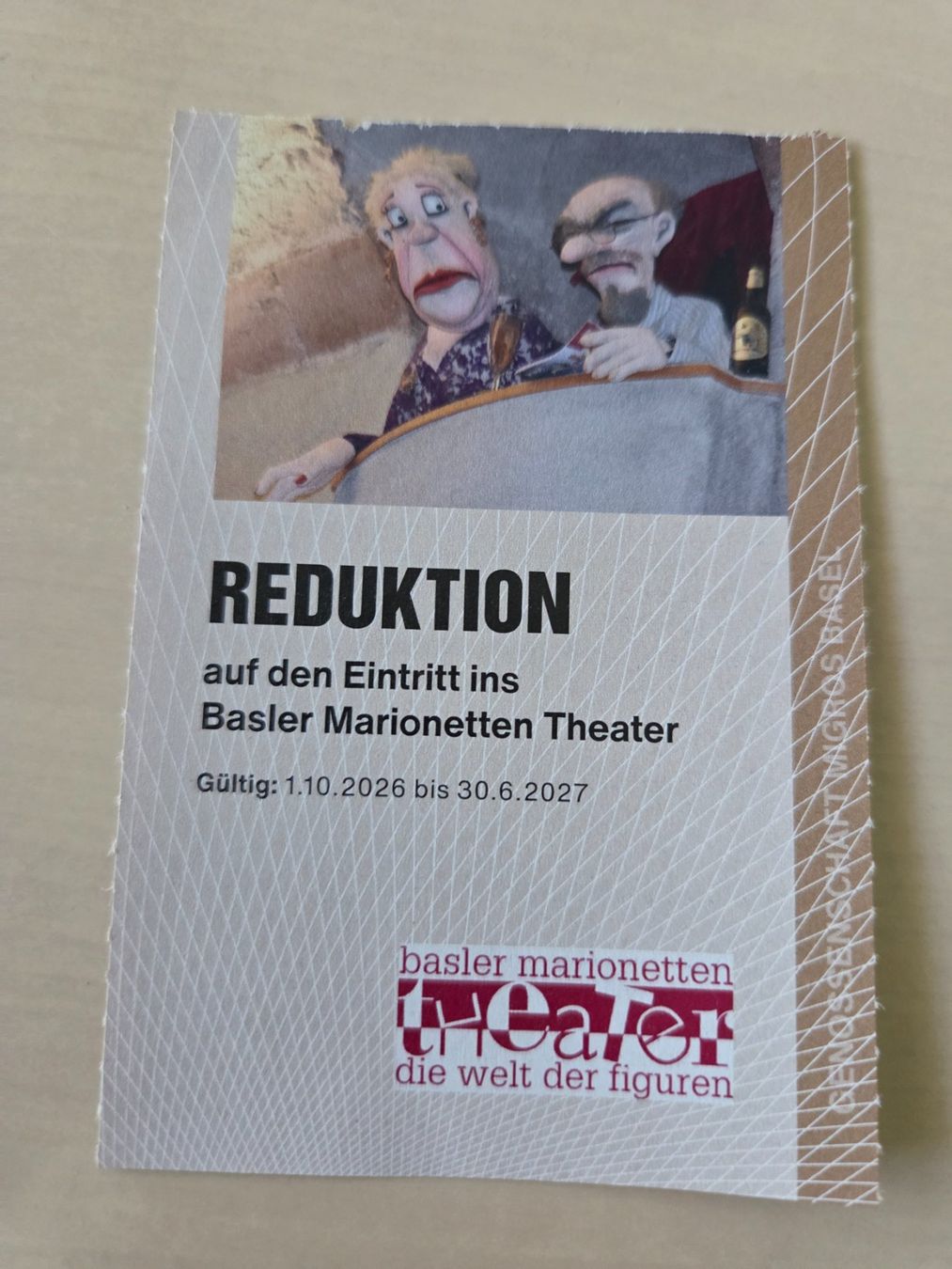 Buoni: Reduktion Marionetten Theater Basel – Usato da Liestal venduto da ITOlio