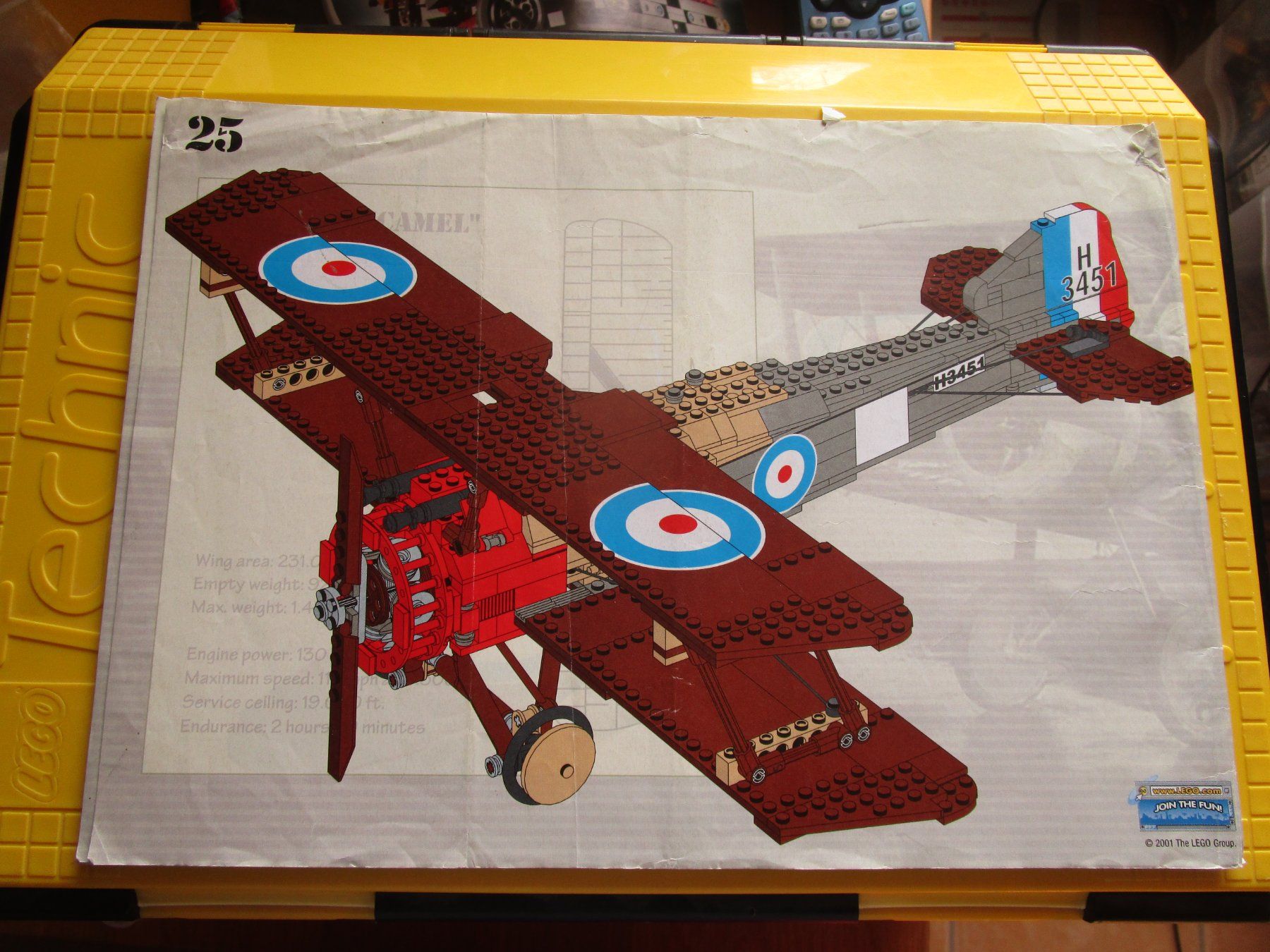 Lego Kit di costruzioni: Lego Sopwith Camel. – Usato da Leytron venduto da ACLEONARD01 2