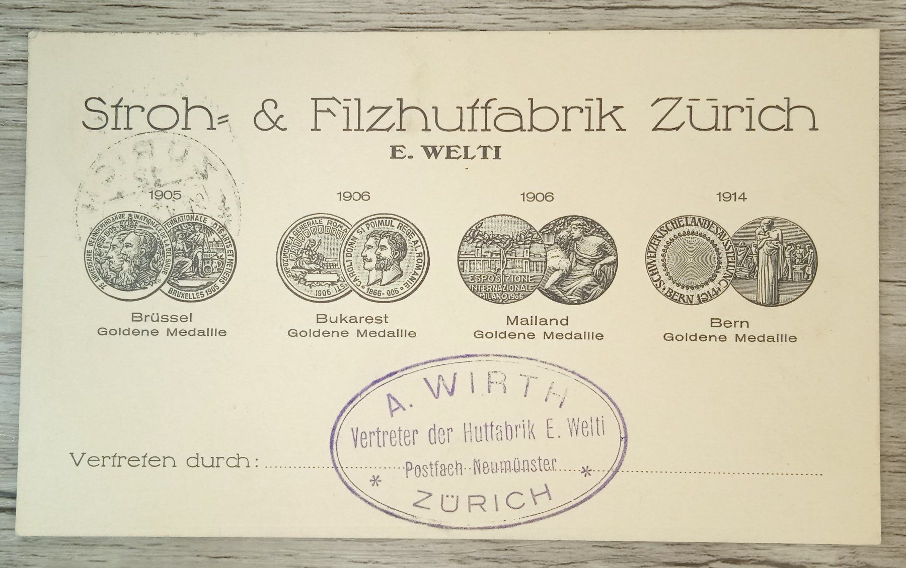 Tous les timbres: TR59 Carte Postale Suisse 1921 PP – D'occasion à Cousset par Patrick_Collections