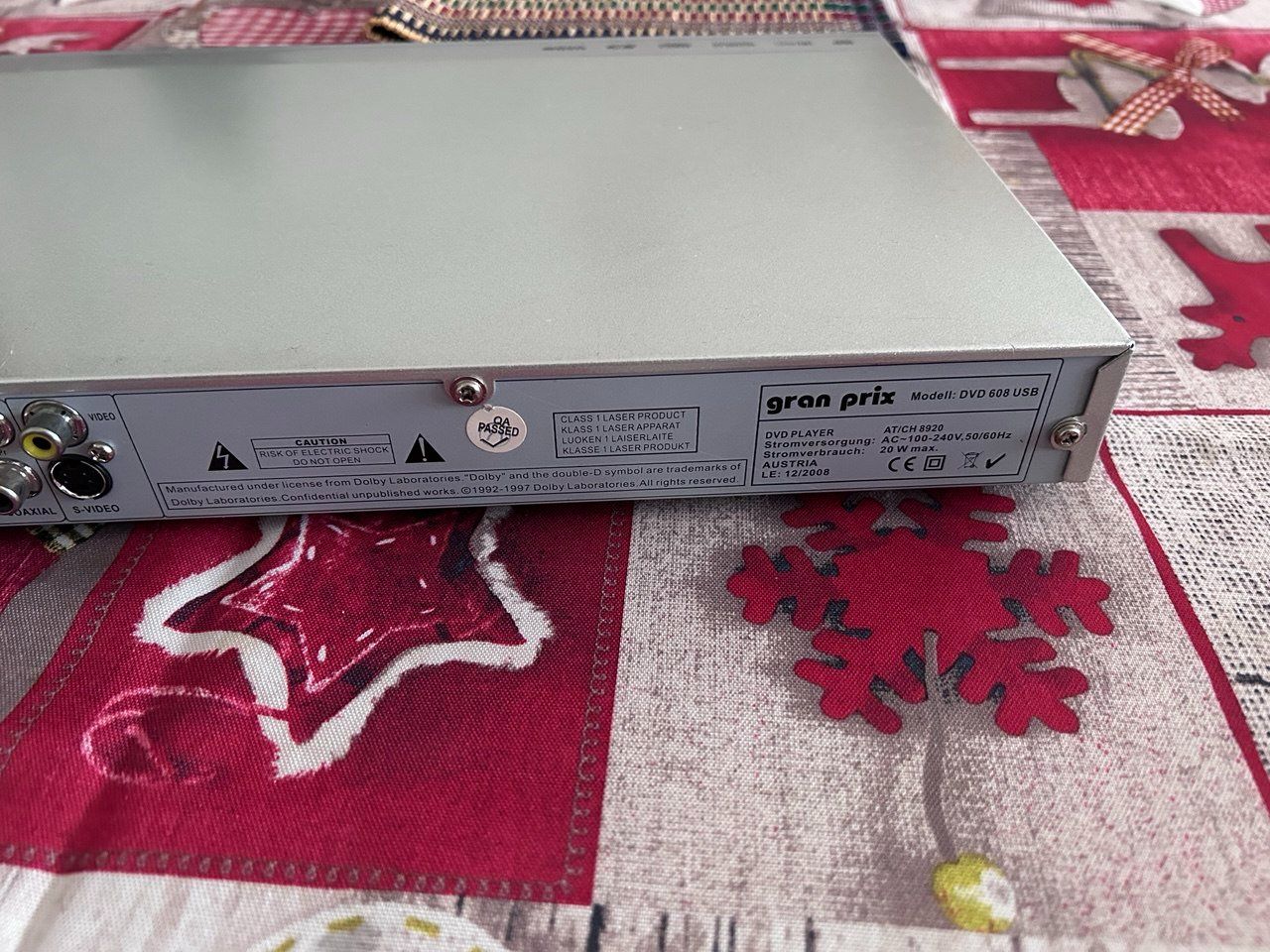 Lettore multimediale & Streamer: Gran Prix DVD 605 USB – Usato da Giubiasco venduto da LorisVale 2