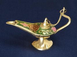 Kleine Aladin Wunderlampe 1001 Nacht aus Messing