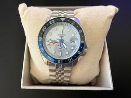 Seiko 5 GMT Ice Blue Automatik Limited Edition Uhr