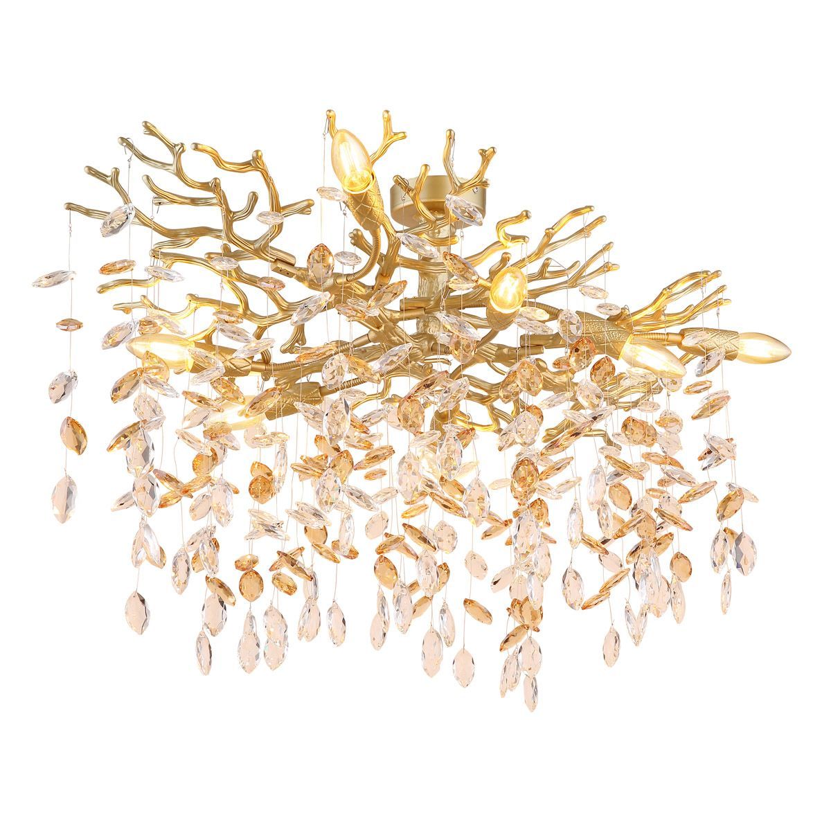 Lampadari & plafoniere: Deckenleuchte, Gold, 85 cm x 50 cm – Nuovo (secondo la descrizione) da Kreuzlingen venduto da Smart-Light 5