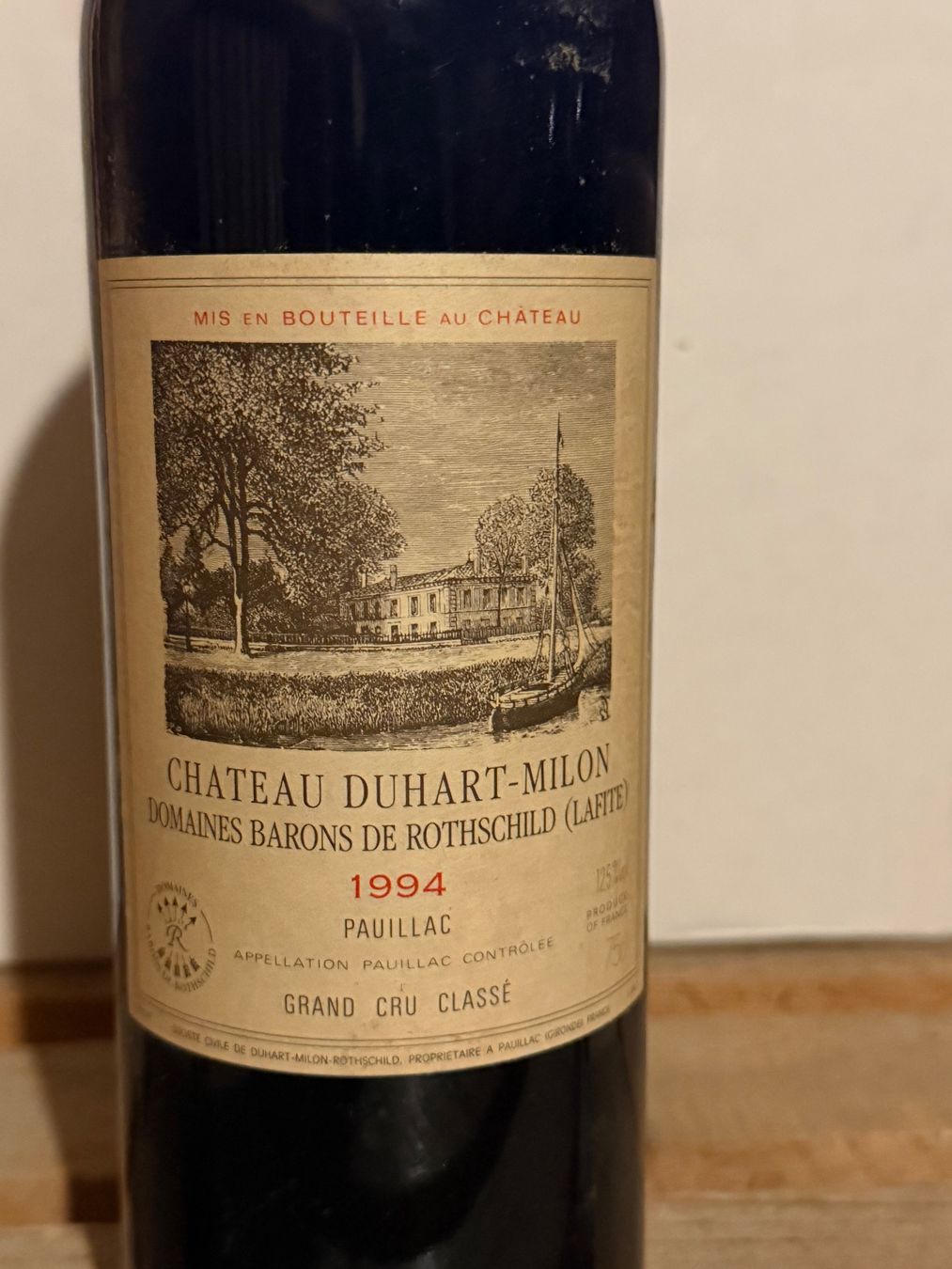 Vino: Château Duhart Milon 1994 Pauillac – Nuovo (secondo la descrizione) da Roche VD venduto da avediscipule 1