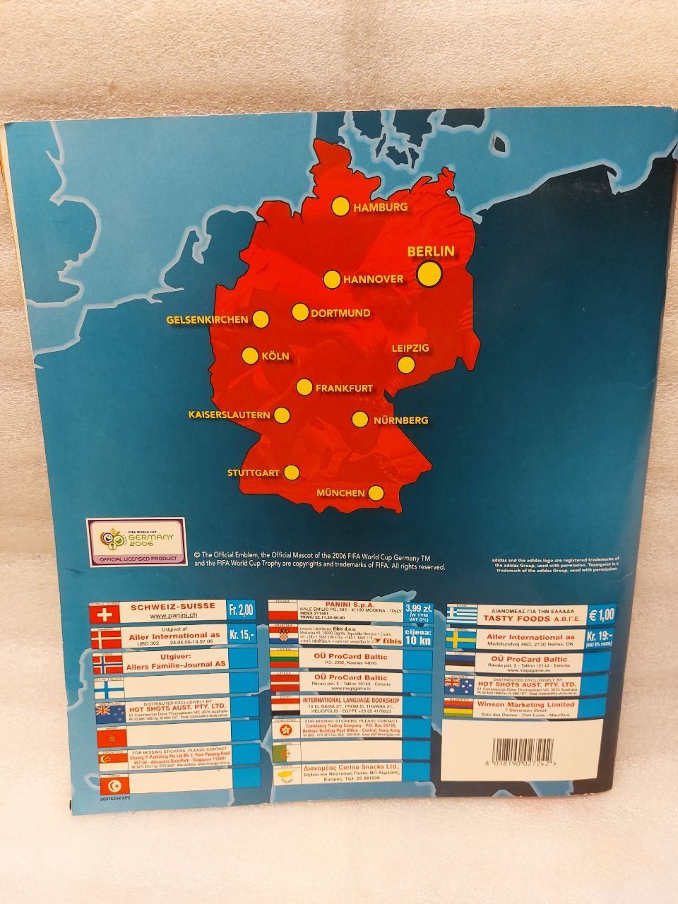 Panini Albums: FIFA World Cup Germany 2006 - PANINI - Mancano 4 figurine . – D'occasion à Pambio Noranco par Pol69 1