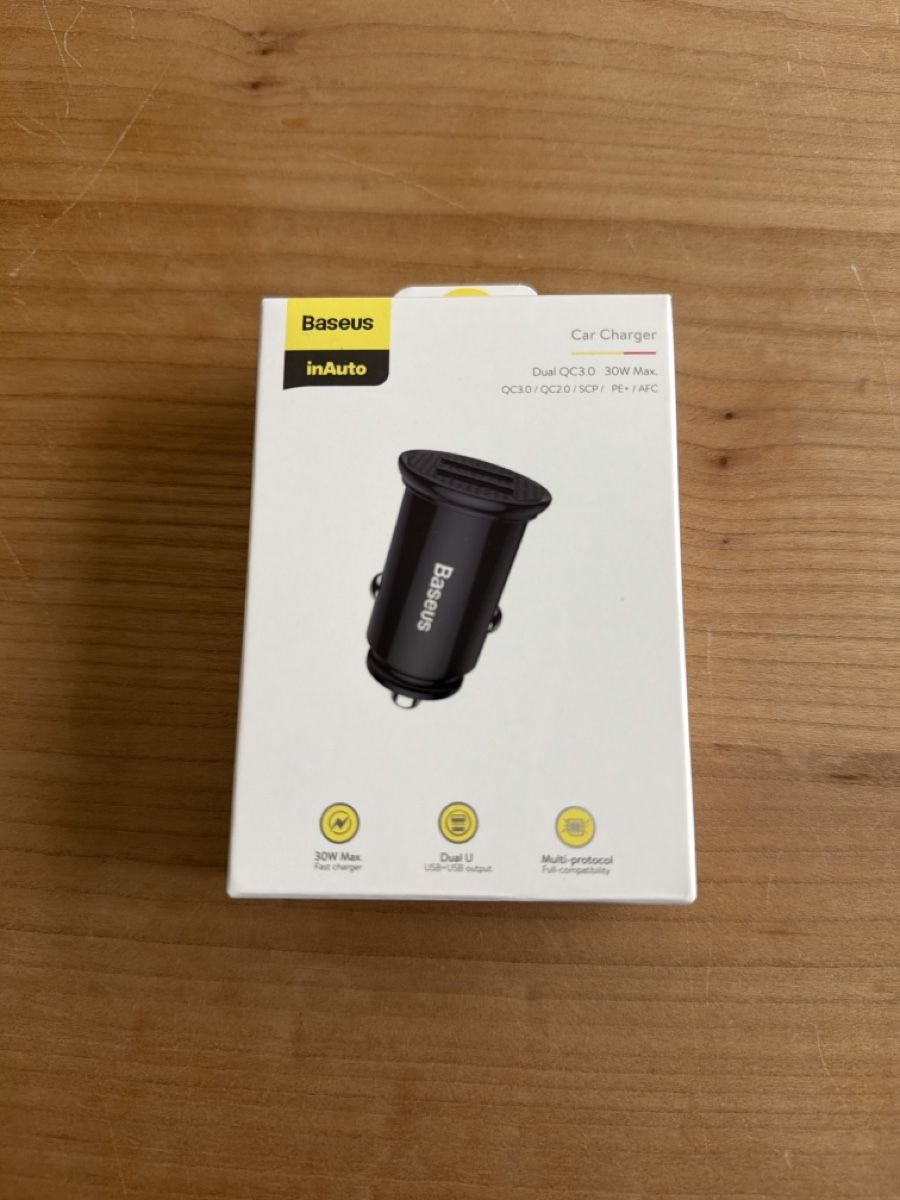 Baseus Unità & Adattatore: Adapter für USB Anschlussim Auto - Baseus – Nuovo e nell'imballaggio originale da Münchenstein venduto da mjaaxx