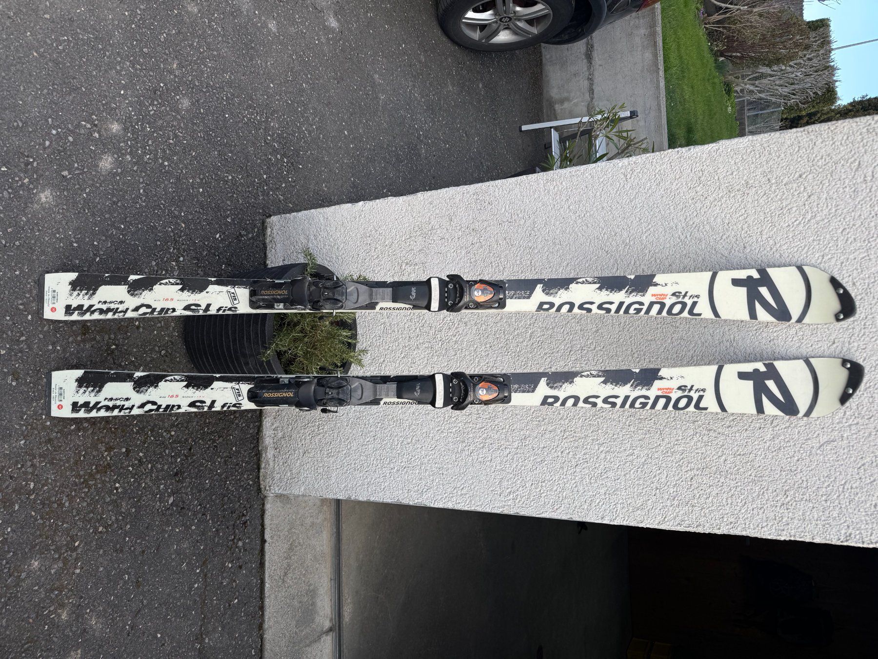 Skis: Rossignol World Cup SL FIS Ski, 165cm, Rossignol Bindung 15 – Gebraucht aus Mels von hob_75zg