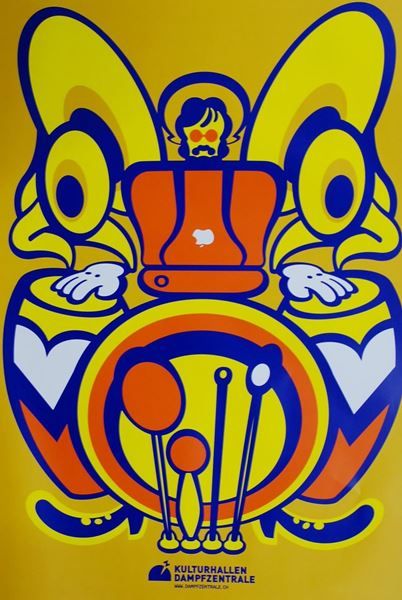 Poster & Bilder: Schlagzeuger – Neu (gemäss Beschreibung) aus Bern von Vintage-Art-Poster