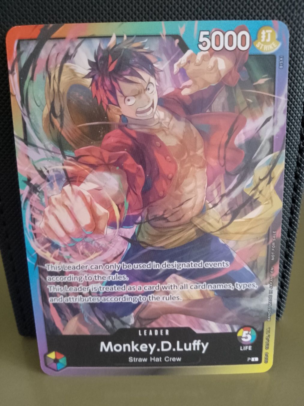 Bandai Carte collezionabili: One Piece Pre-Release Monkey.D.Luffy Leader Englisch – Nuovo (secondo la descrizione) da Jona venduto da Stack