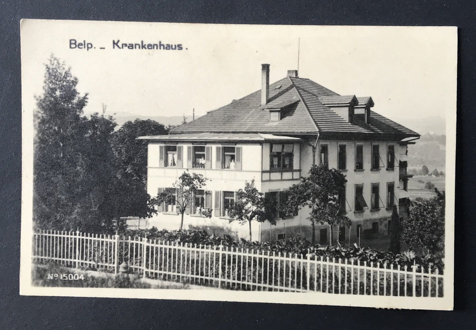 Cartoline postali: ANTIKE ANSICHTSKARTE KRANKENHAUS BELP – Usato da Ostermundigen venduto da wini63