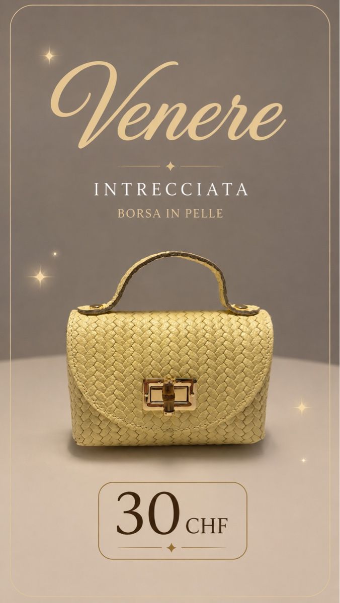 Borse da donna: Borsa pelle intrecciata Venere – Nuovo e nell'imballaggio originale da Mendrisio venduto da pri_856w