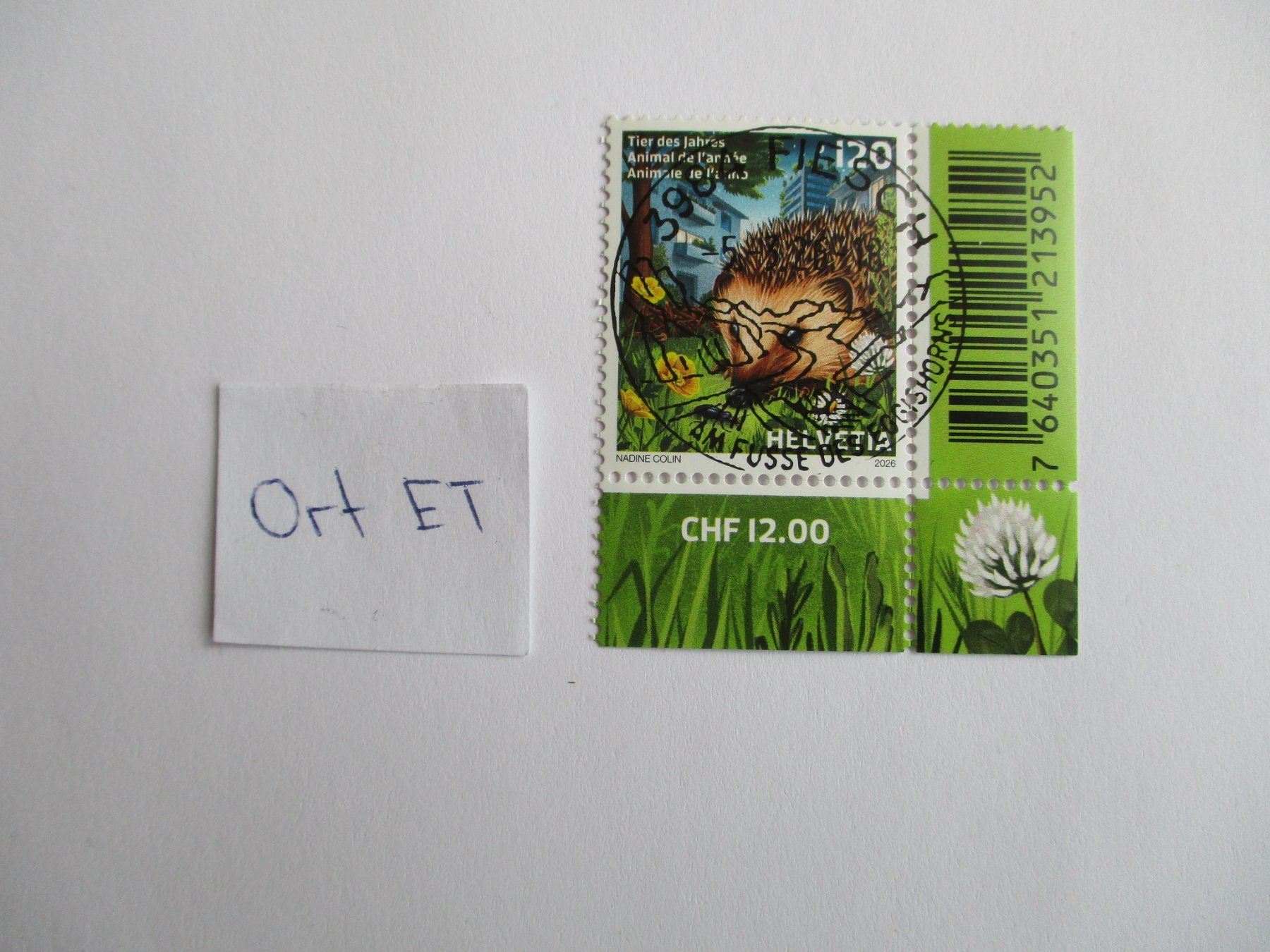 Alle Briefmarken: Voll Ort Ersttagsstempel Igel  3954 Fisch – Gebraucht aus Langnau b. Reiden von Aktuell88