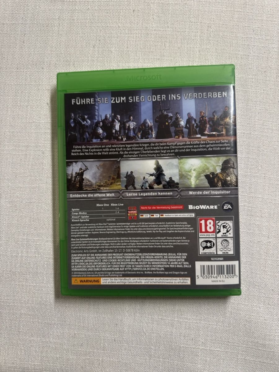 Giochi: Dragon Age Inquisition for Xbox One  – Usato da Wil SG venduto da eid_m7ks 2