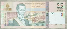 Haiti 25 Gourdes Serie A UNC