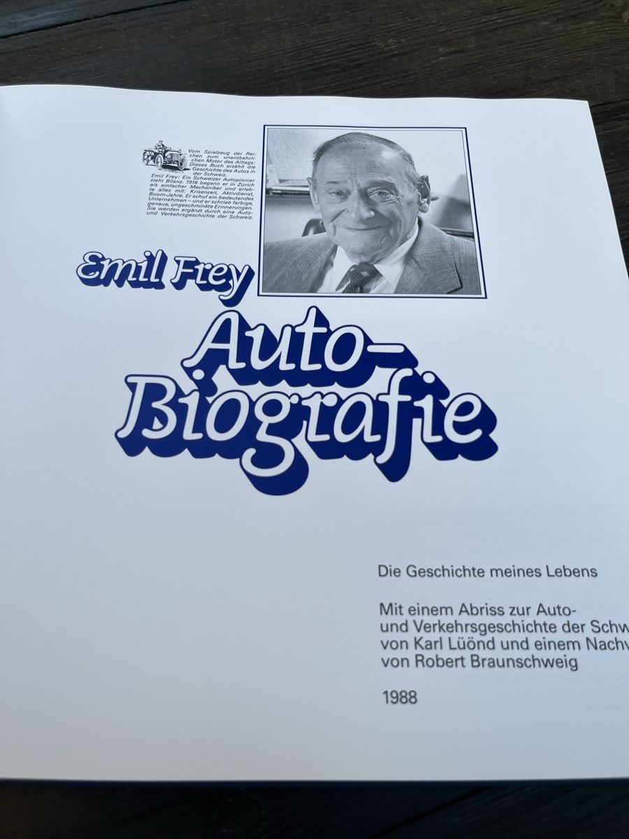 Bücher: Emil Frey Autobiografie – Gebraucht aus Zürich von Ruthlein54 1